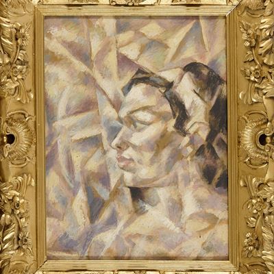 Profilo di Donna Futur-cubista
