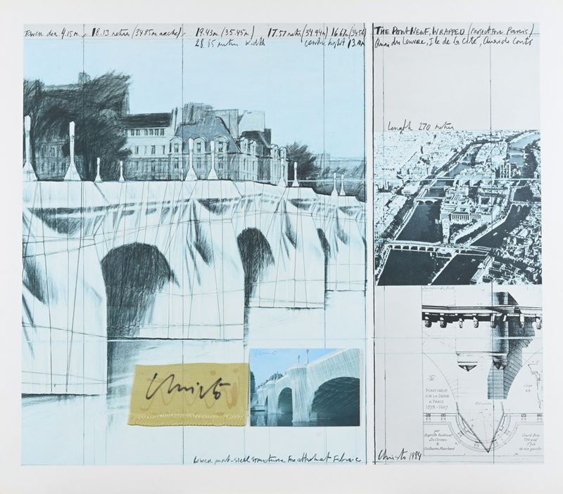 Christo - The Pont Neuf Wrapped - Project For Paris