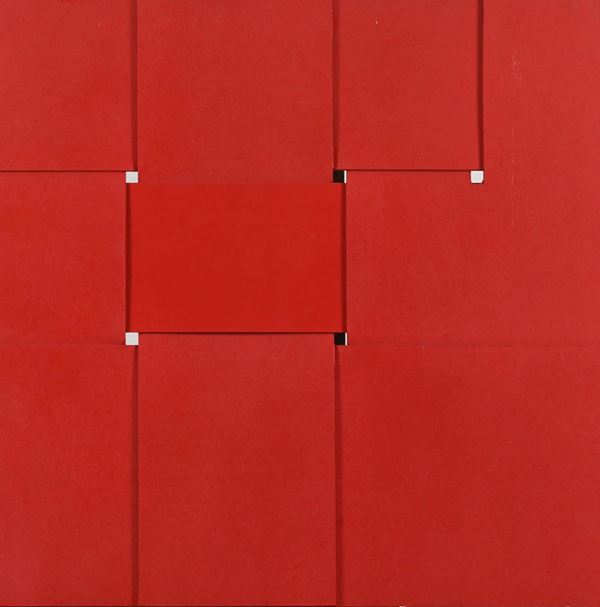 Armando Marrocco : Intreccio di situazioni  (1969)  - Smalto su faesite intrecciata  - Asta Asta di Arte Moderna e Contemporanea - Fabiani Arte