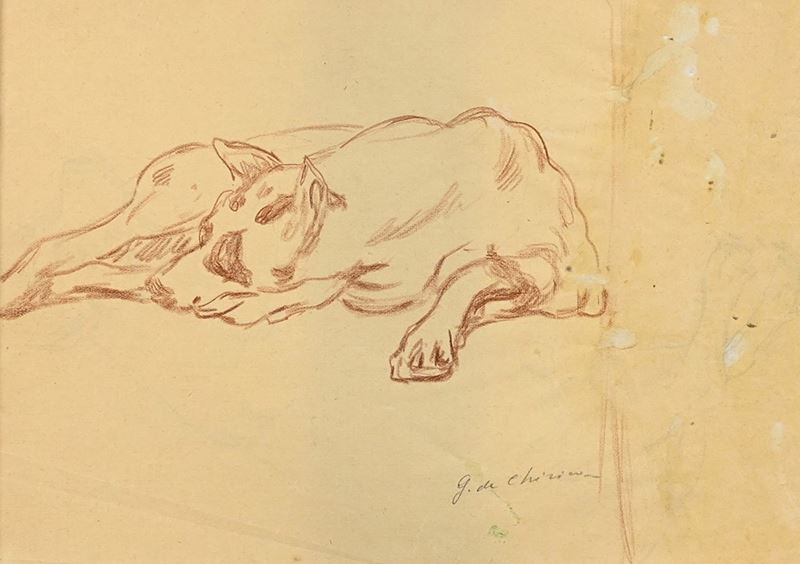 Giorgio De Chirico - Studio di Cane