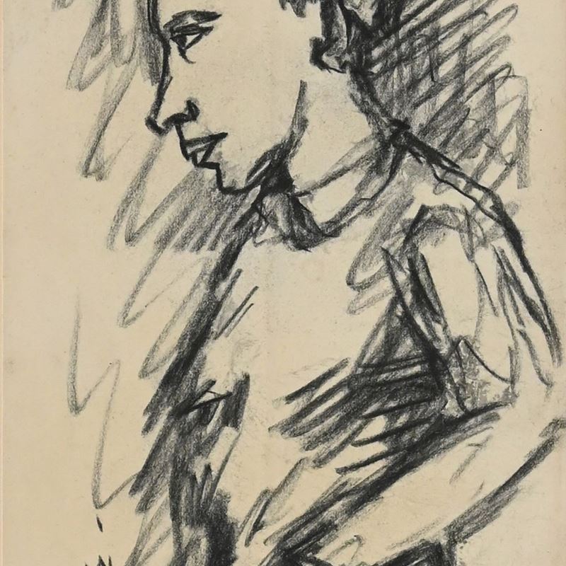 Ottone Rosai - Figura di Profilo