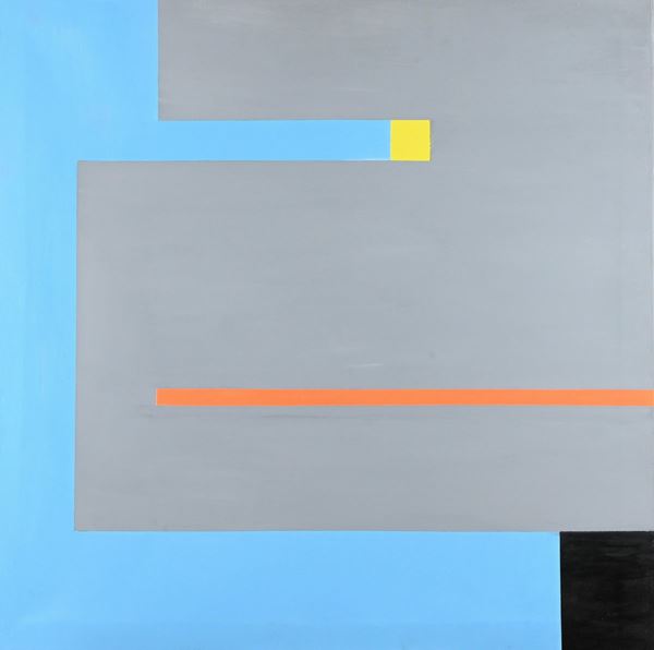 Bruno Munari : Negativo - positivo  (1980)  - Acrilico su tela - Asta Asta di Arte Moderna e Contemporanea - Fabiani Arte