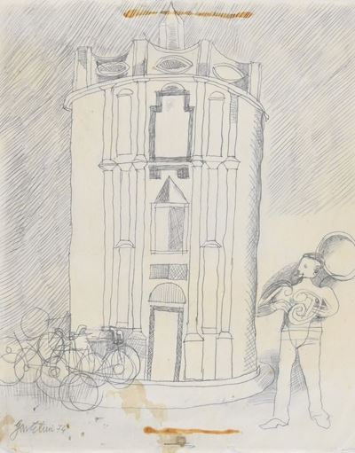 Suonatore di Fronte alla Cattedrale