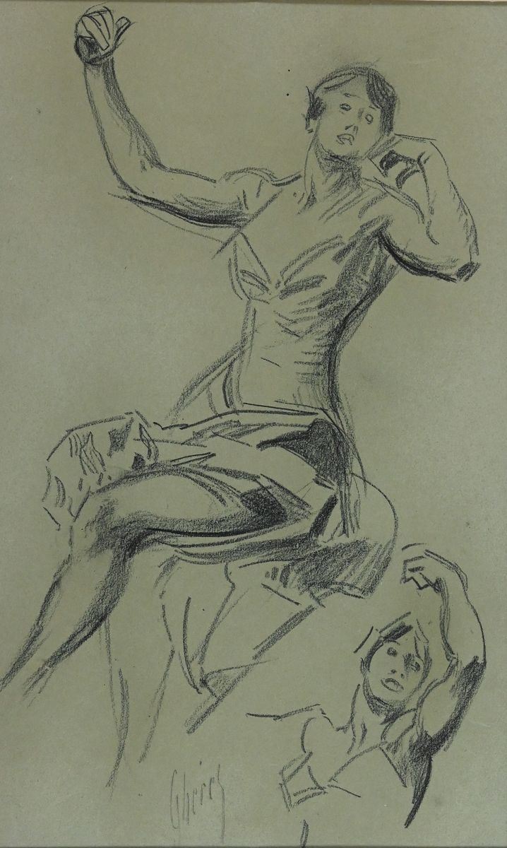 Jules Chéret - Studio per Figura