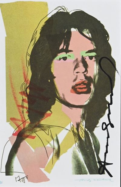 Mick Jagger Invitation Card