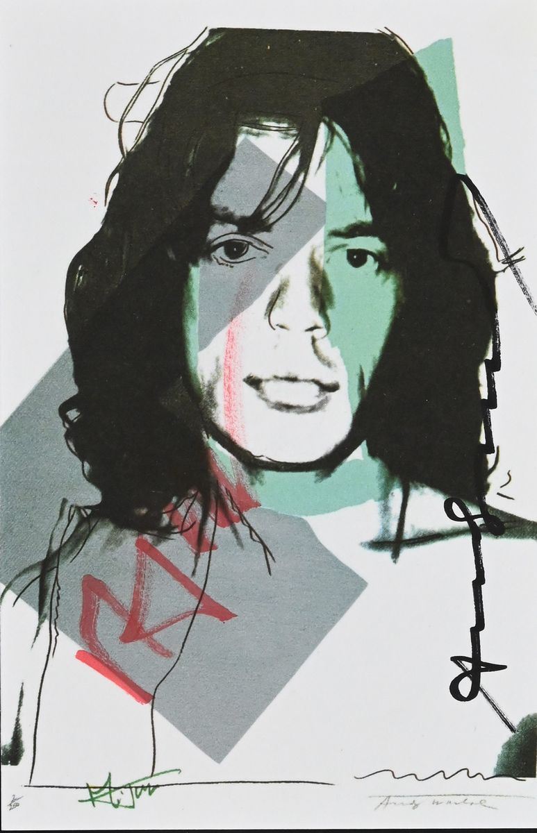 Andy Warhol - Mick Jagger Invitation Card