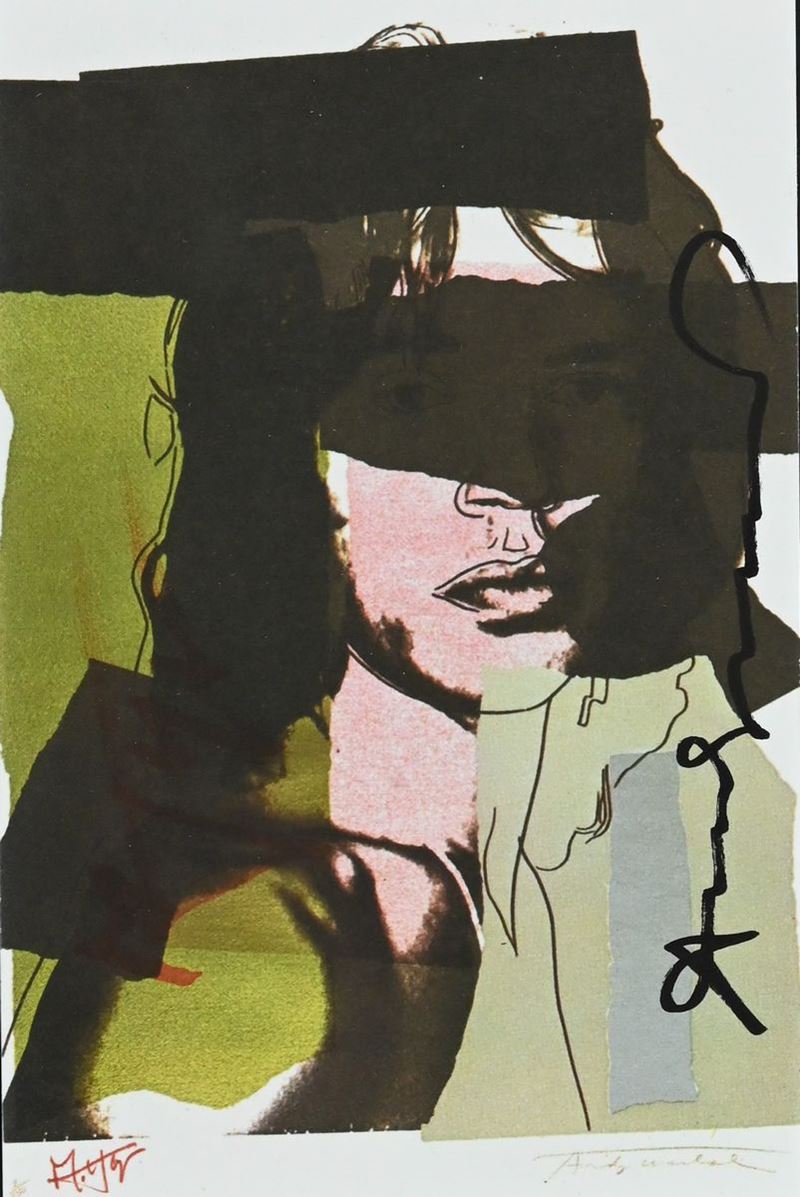 Andy Warhol - Mick Jagger Invitation Card