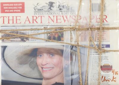 Wrapped Art Newspaper