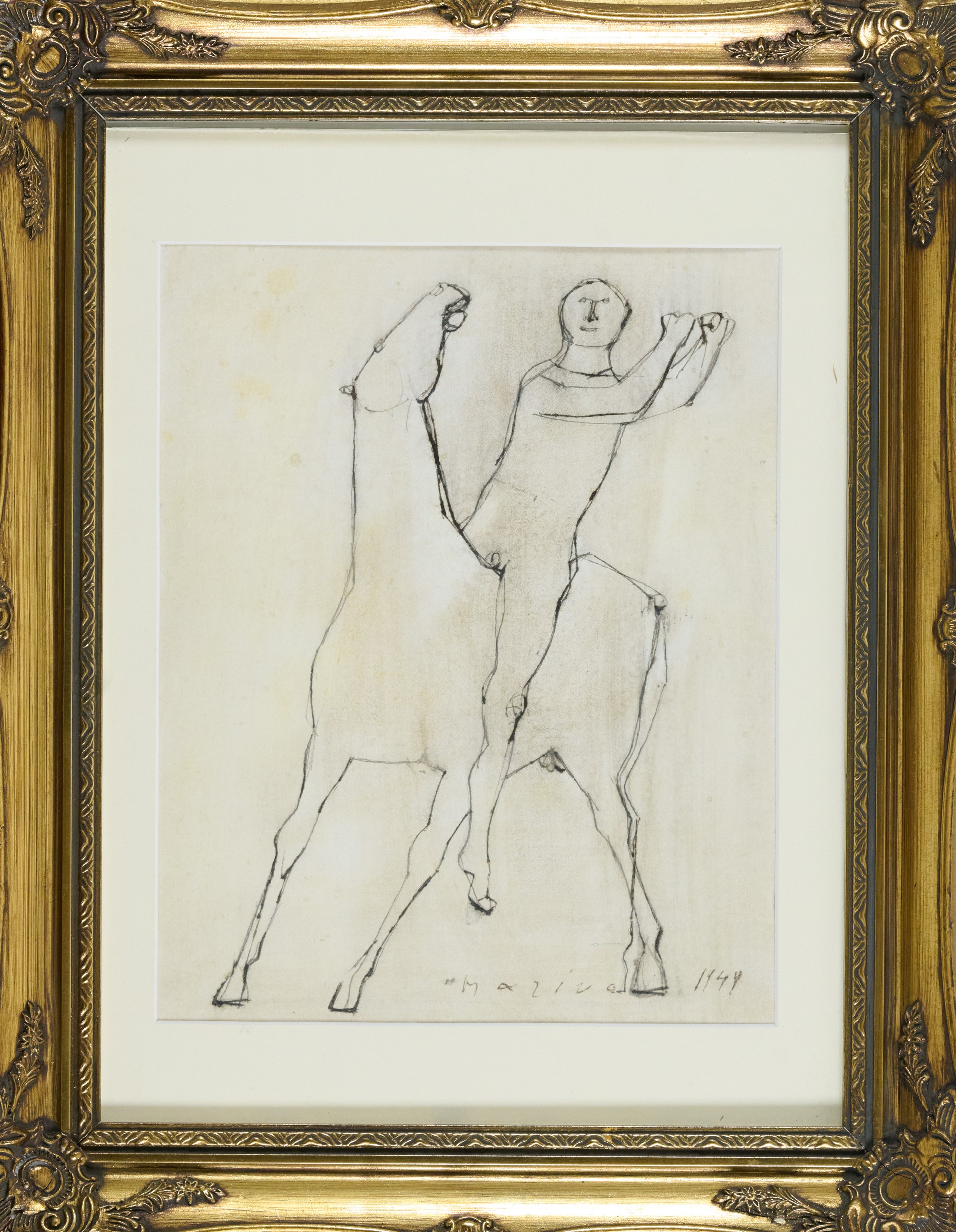 Marino Marini - Cavallo e giocoliere