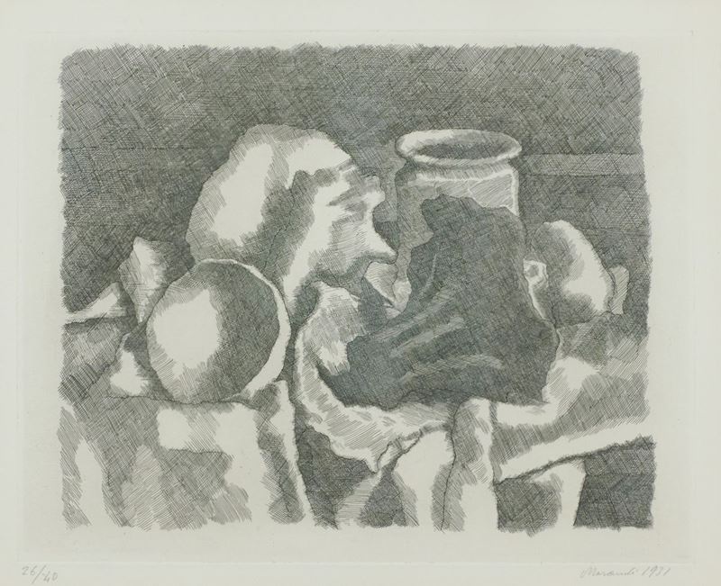Giorgio Morandi - Natura Morta con il Panneggio