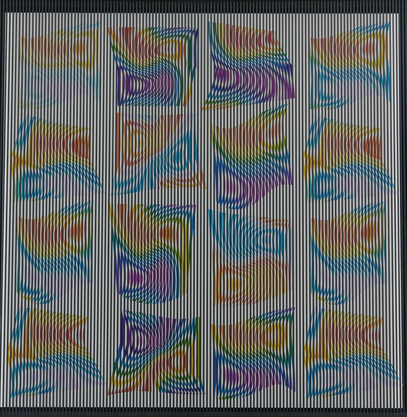 Alberto Biasi - Farfalle Arcobaleno nel Giorno dei Pesci