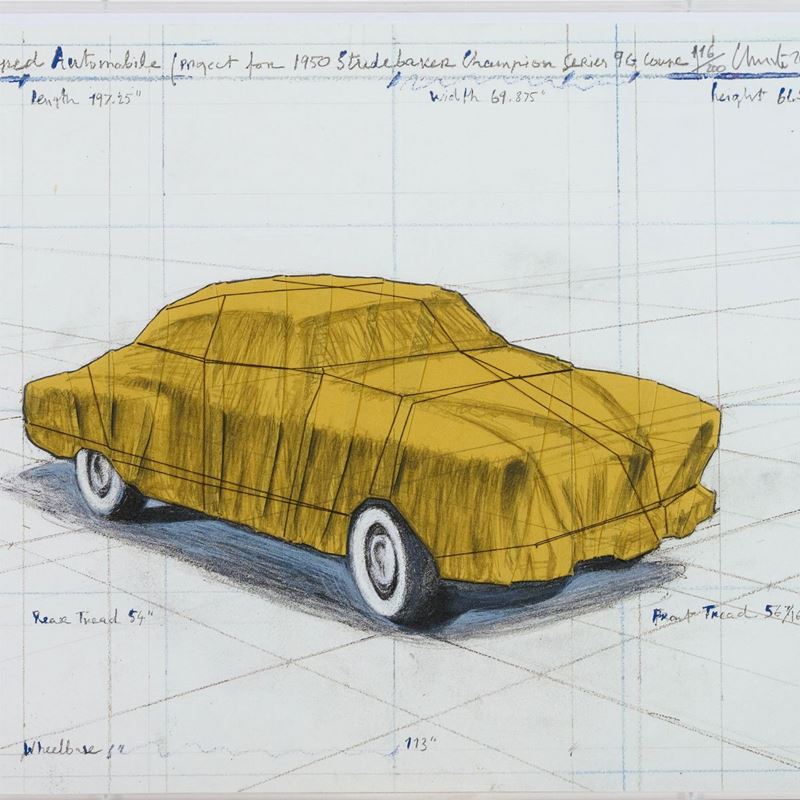 Wrapped Automobile, Project for 1950 Studebaker Champion, Series 9G Coupé