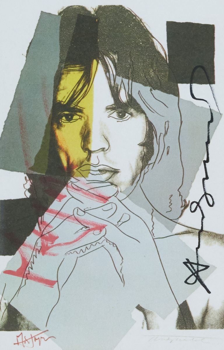 Andy Warhol - Mick Jagger Invitation Card