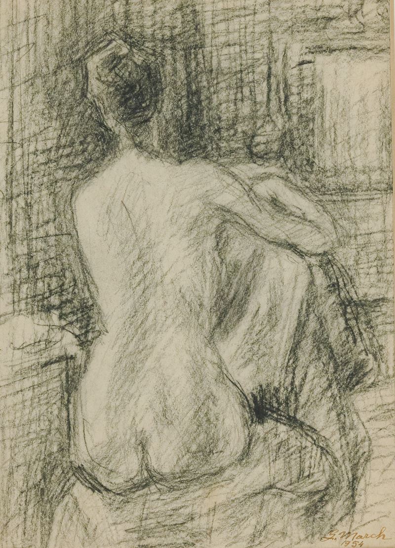 Giovanni March - Nudo di Schiena