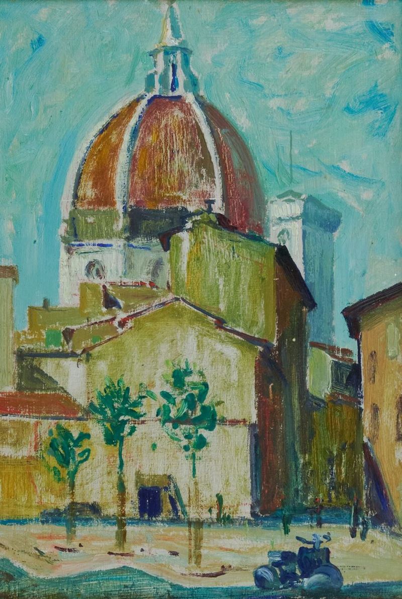 Silvio Polloni - Veduta di Firenze