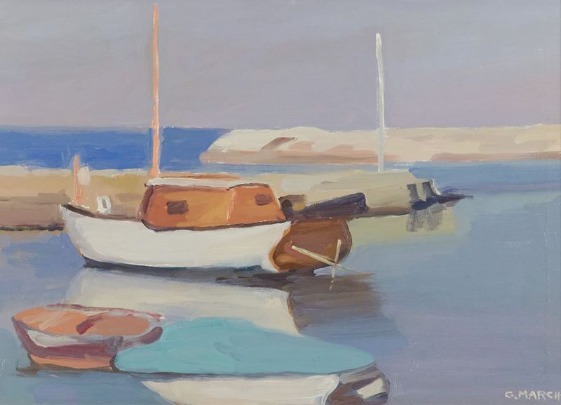 Giovanni March - Barche al Porto