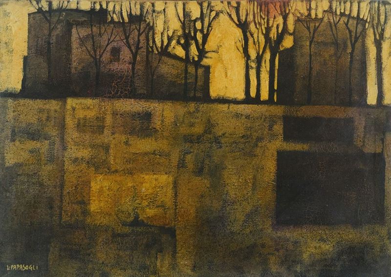 Leonardo Papasogli - Case con Alberi