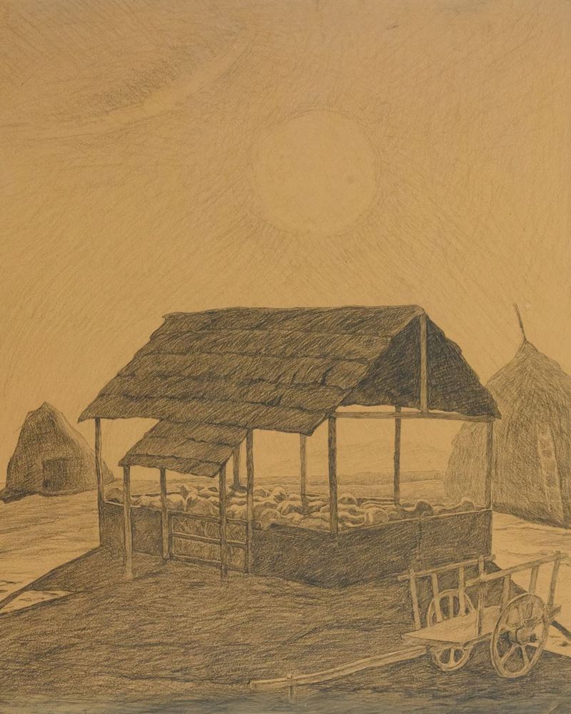 Benvenuto Benvenuti - Ovile e Pagliai