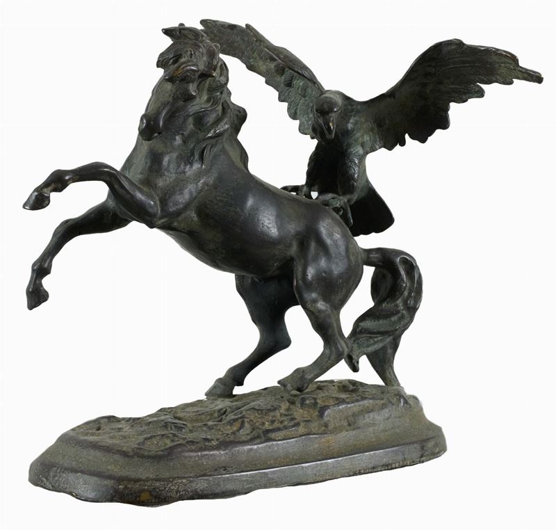 Anonimo - Cavallo con Aquila
