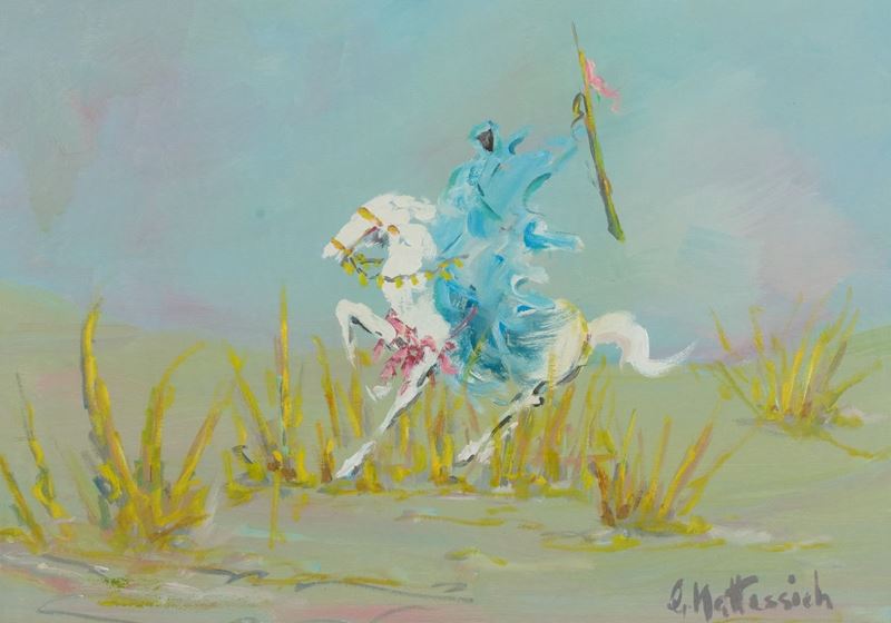 Gino Mattessich - Uomo a Cavallo