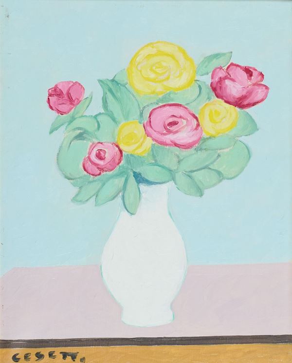 Giuseppe Cesetti - Vaso di fiori