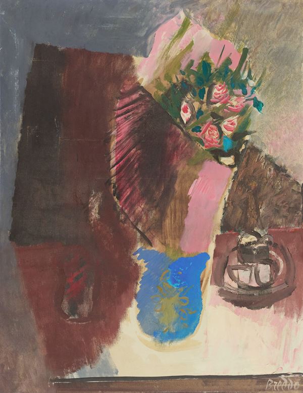 Gastone Breddo - Vaso con fiori