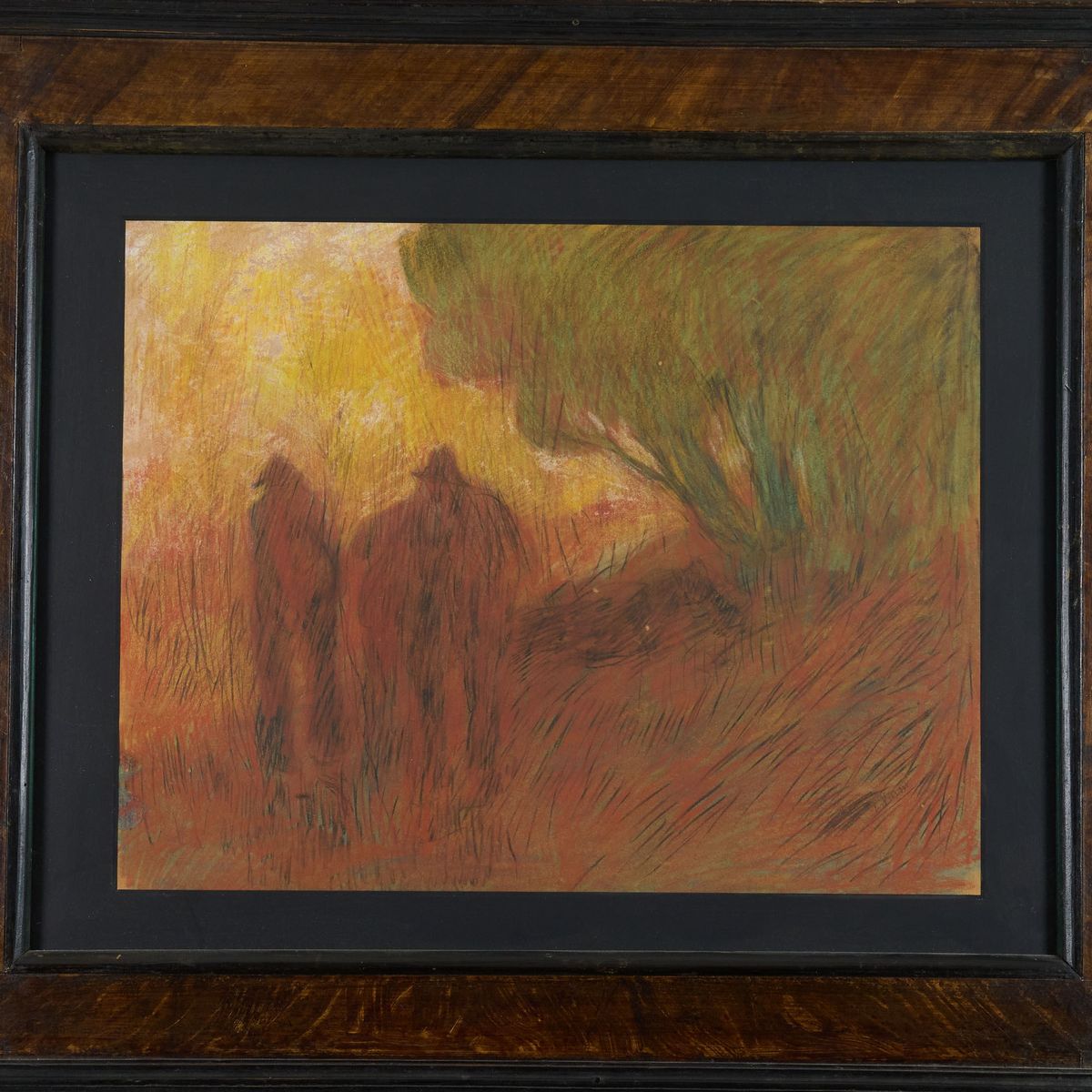 Lorenzo Viani Viandanti in (19001903) Pastello su cartone