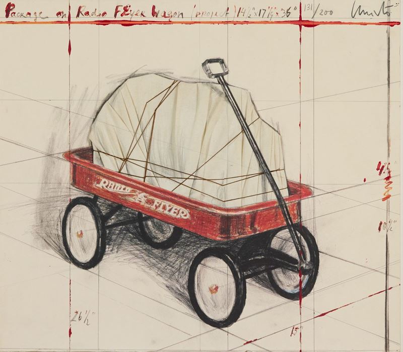 Package on Radio Flyer Wagon, Project