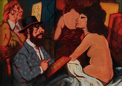 Pittore, Modella e Figure