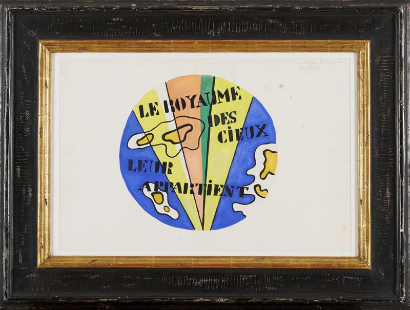 Etude Pour le vetrail de Courfaivre