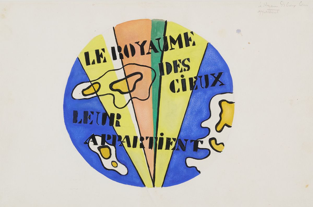 Etude Pour le vetrail de Courfaivre