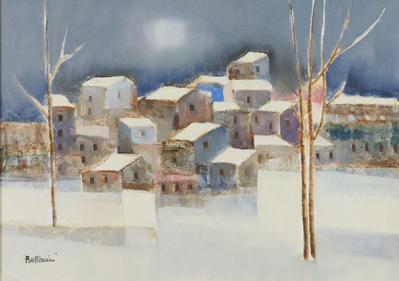 Lido Bettarini - Paesaggio Innevato