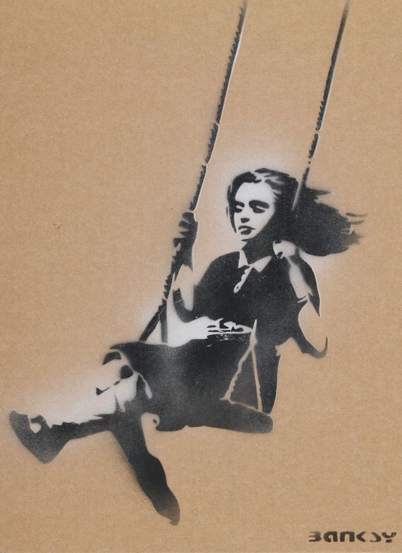 Girl on swing