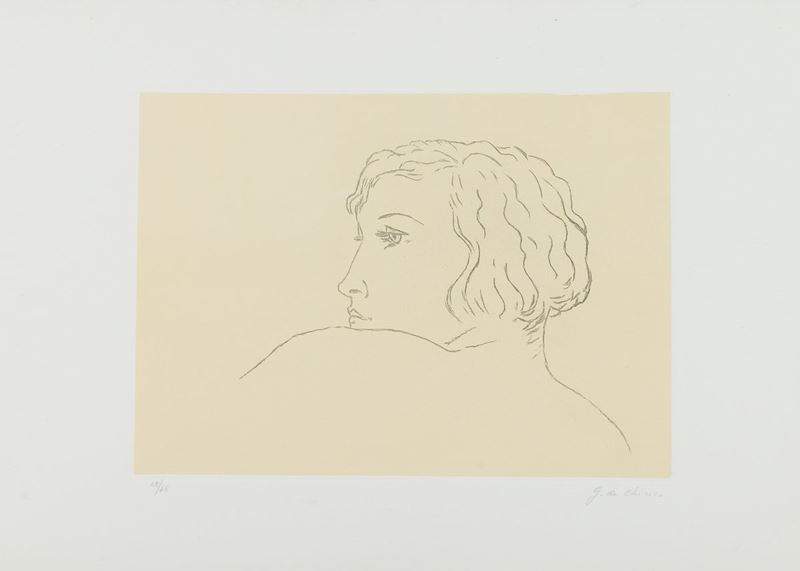 Giorgio De Chirico - Profilo di Donna