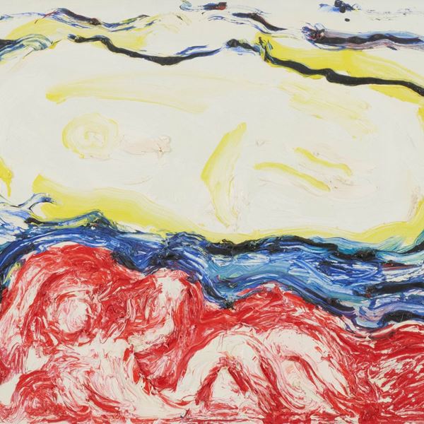 Virgilio Guidi - Figura nel paesaggio
