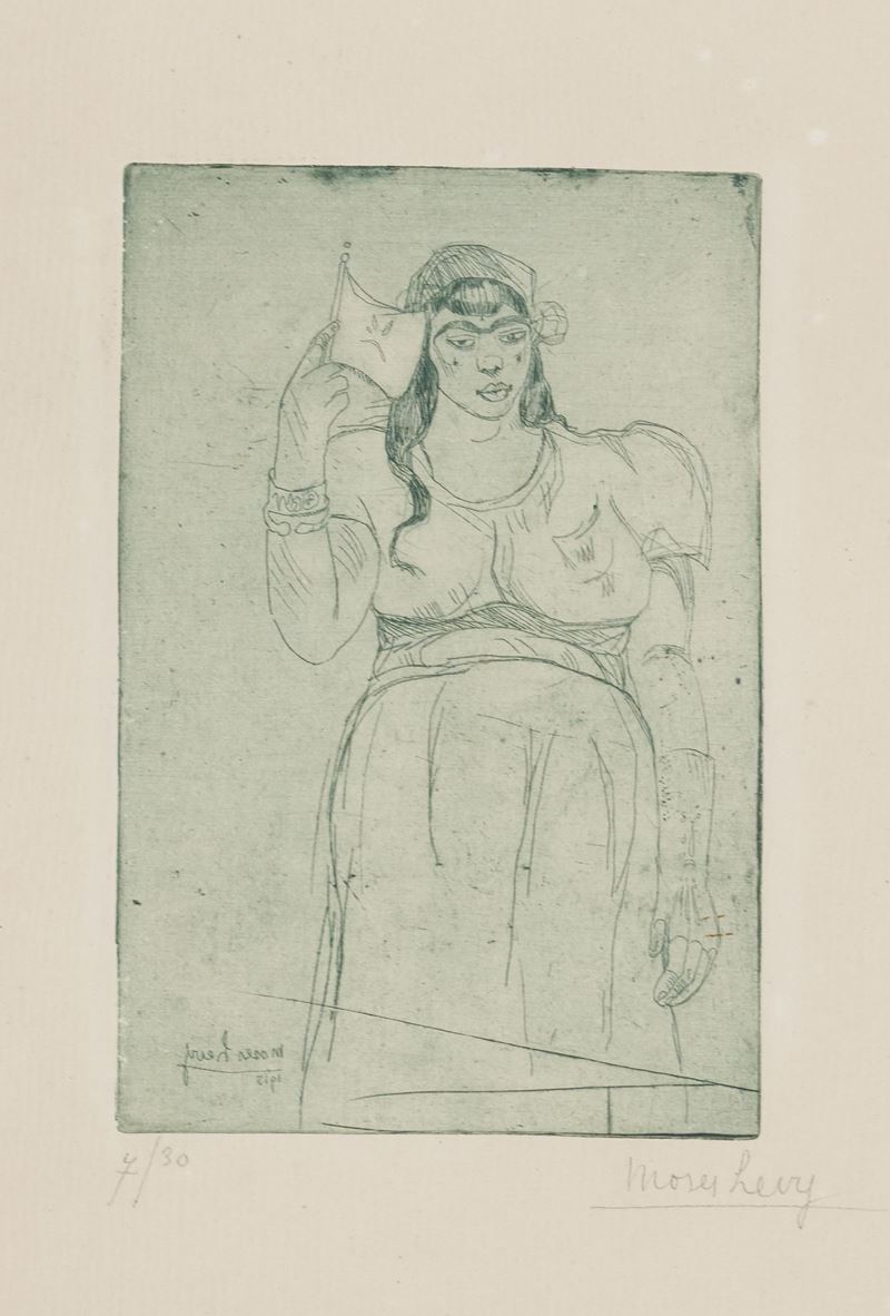 Moses Levy - Femme Arabe
