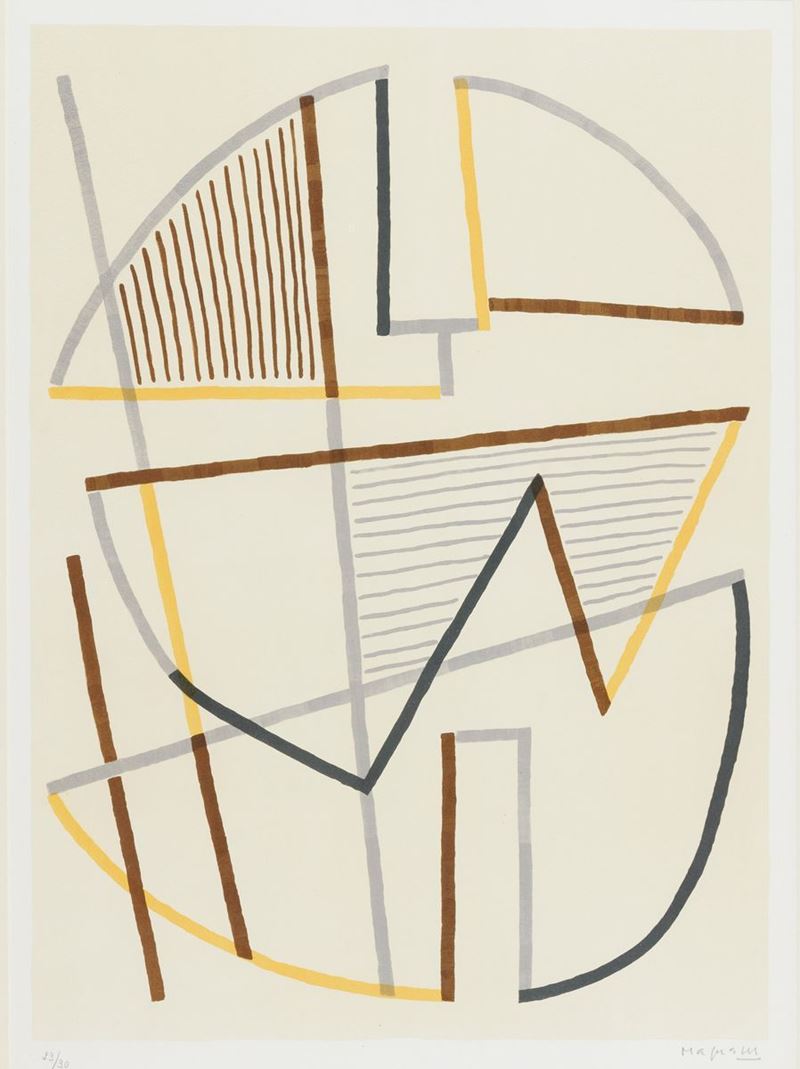 Alberto Magnelli - Seated Woman