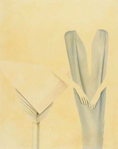 Figura su Fondo Giallo