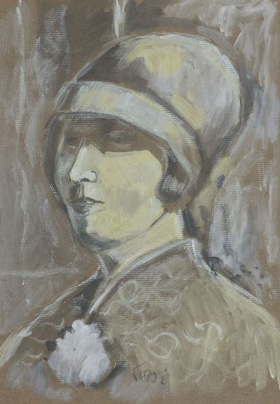 Donna con Cappello