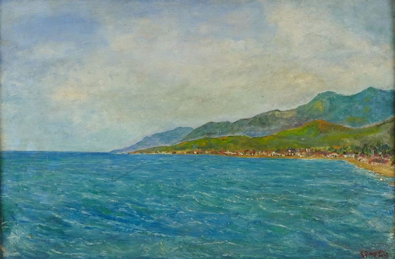 Giuseppe Regosa - Viareggio Vista dalla Darsena