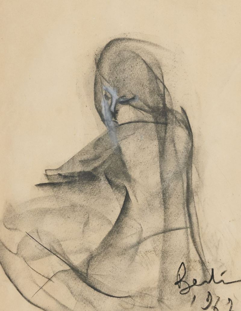 Alfeo Bertin - Figura di Spalle