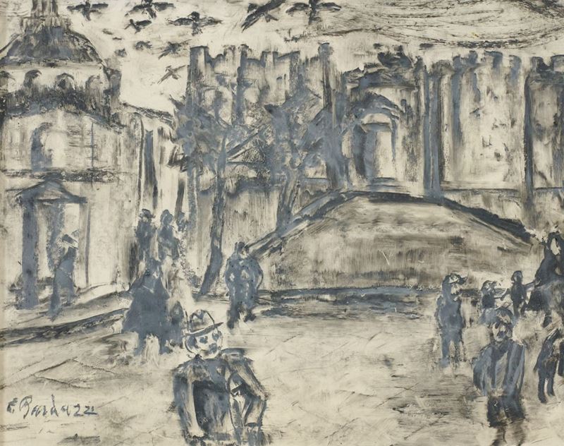 Enrico Bardazzi - Piazza delle Carceri Prato