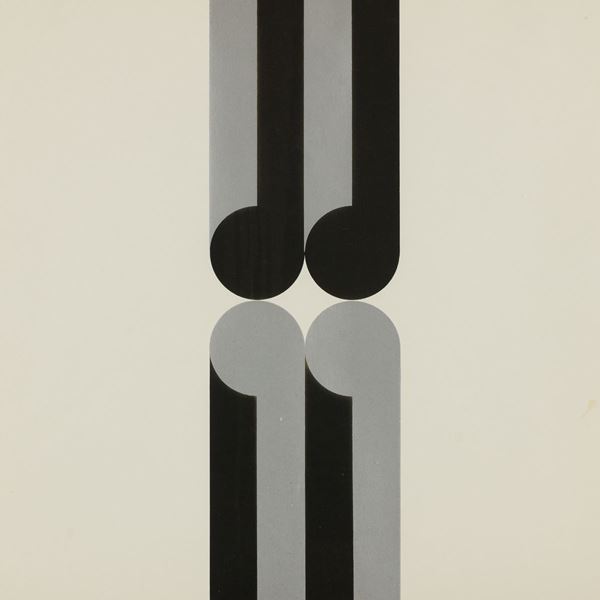 Giancarlo Zen : Senza titolo  - Serigrafia su cartoncino - Asta Asta di Arte Moderna e Contemporanea - Fabiani Arte