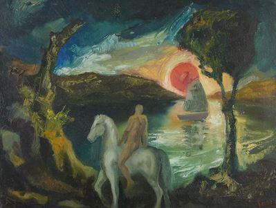 Paesaggio con Cavallo e Cavaliere