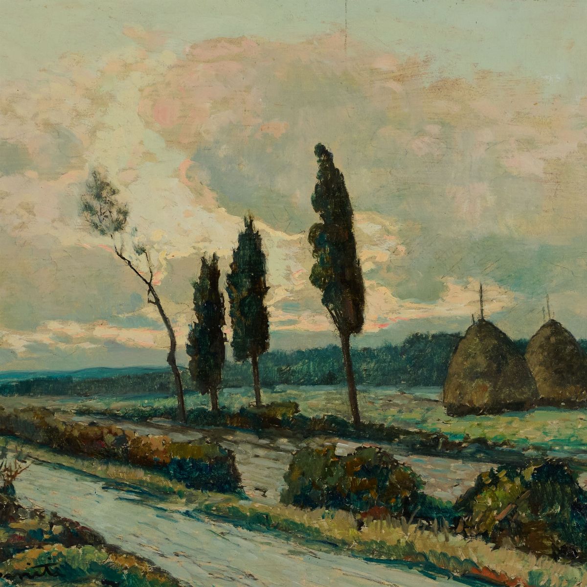 Gino Romiti - Paesaggio Toscano