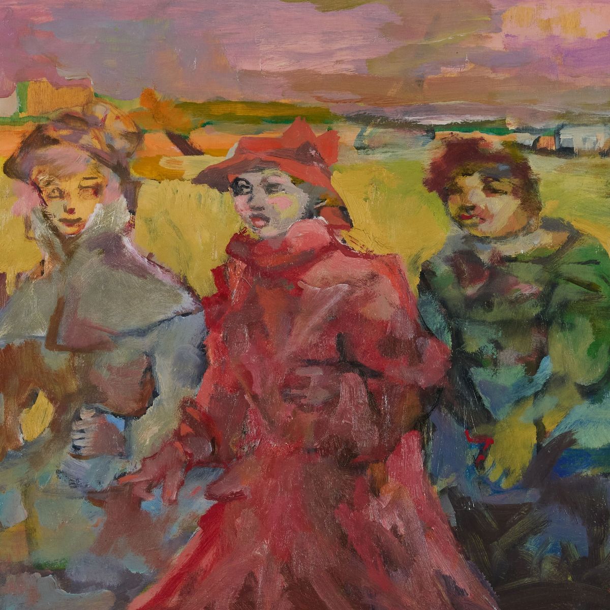 Mino Maccari - Figure nel Paesaggio