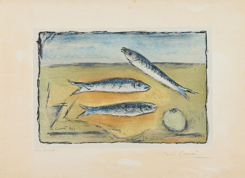 Natura morta con pescii