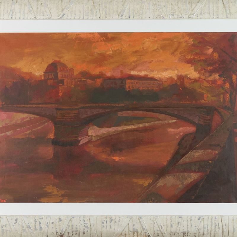 Ugo Attardi - Ponte sul Tevere