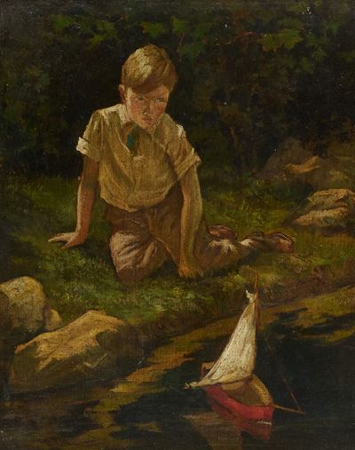 Bambino con Barca