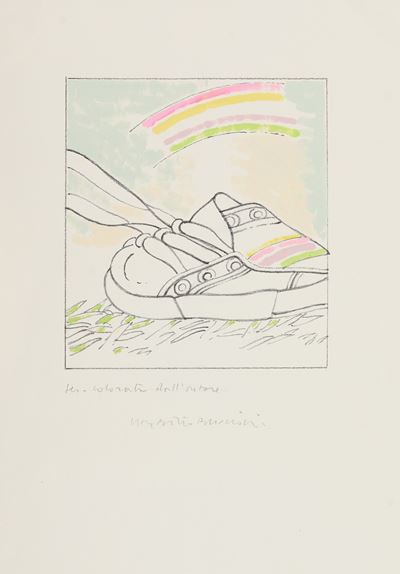 Scarpina con Arcobaleno